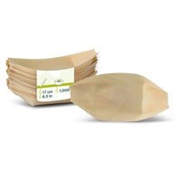 Plateaux de service en bois naturel de 17 cm de diamètre pour fruits de mer, pour restaurants, cafés et buffets d'hôtels