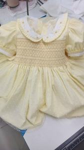 Robe de princesse smockée personnalisable de haute qualité pour filles groupe d'âge bébés (0-12 ans) Style occidental directement fabricant vietnamien - Product Image 3
