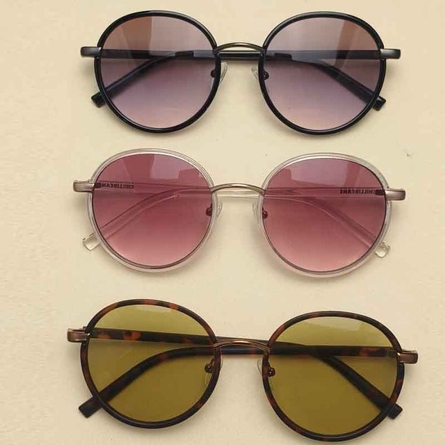 Sunglass 2024 Women Men Sun Glasses Shades Roundness Trendy Wholesale Unisex Luxury Sunglasses