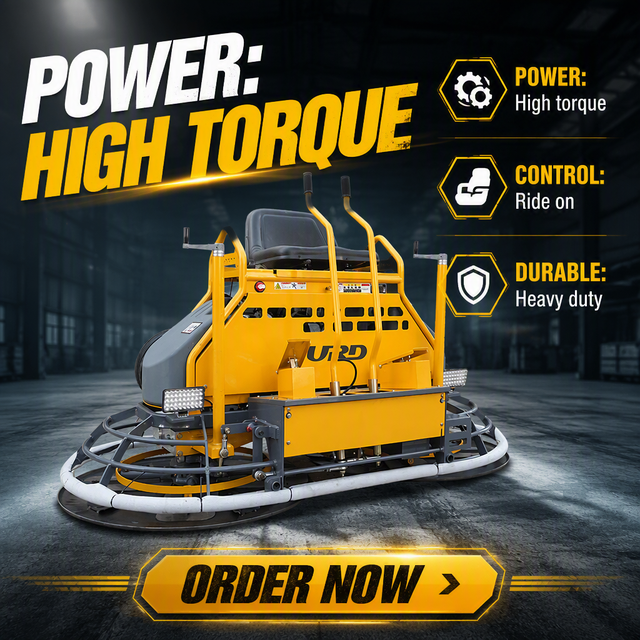 Concrete Ride on Power Trowel Leveling Screed Machine Supplier for Sale