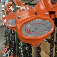 Palans à chaîne manuels de 10 tonnes, capacité de levage de 5 m, palan à chaîne haute résistance pour travaux en carrière