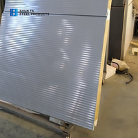 Matériaux de construction, panneaux sandwich en laine de roche avec bordure scellée, entrepôt, chambre froide, panneaux isolés ignifuges en aluminium