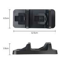 Station de charge double sans fil pour manettes de jeu Sony PS4/PS4 Pro/ Slim, chargeurs sans fil à double poignée