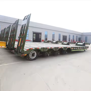 Semirremolque de Plataforma Baja de Acero Reforzado 2025 Verde de 8 Ejes, Carga Útil de 20-25T, 13500x2500x2000mm en Venta - Product Image 2