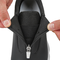 Chaussures de golf imperméables pour hommes, dernières tendances, haute qualité, fabrication sur mesure, style slip-on avec fermeture éclair.
