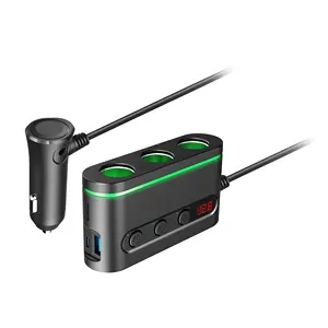 Car charger Cigarette Lighter Power Adapter Socket Splitter 3.1A 12V 24V USB Car Charger for iPhone iPad Phone DVR GPS Kits