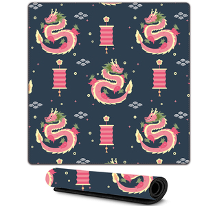 <span class=keywords><strong>Mesa</strong></span> de Mahjong de Lujo Personalizada de 32.5x32.5 Pulgadas, 3 mm de Grosor, Microfibra, Caucho Natural Antideslizante, Reductor de Ruido, Ecológico y Duradero para <span class=keywords><strong>4</strong></span> Personas - Product Image 1