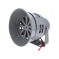 Alarma de Motor MS-390 Universal 12V/24V/220V, Sirena de Ataque Aéreo de Acero
