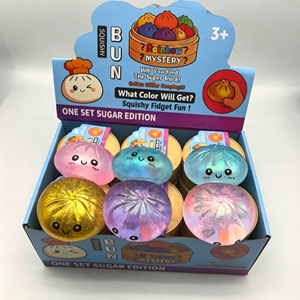 Luckykoo Nee Cube Méduse Lapin Donut Jouet Anti-Stress Motif Goutte d'Eau Flottante Rêveuse Cube de Mélasse Jouet Squishy - Product Image 6