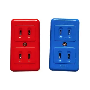 Manufacturer factory outlet 2 way insert bakelite extension cord + lamp 2pin*2 multi plug sockets Power Strips