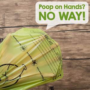 Custom 100% Biodegradable <b>Compostable</b> Thick and Strong Leak-proof Pet Dog Poop <b>Bag</b> - Product Image 4