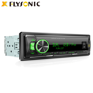 Flysonic-<span class=keywords><strong>radio</strong></span> Universal para coche, receptor <span class=keywords><strong>Fm</strong></span> auxiliar estéreo 1 Din, pantalla LED Sd, reproductor Mp3 - Product Image 4