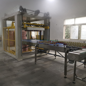 Thực phẩm ăn trưa thịt cá ngừ tin có thể sản xuất dây chuyền đóng Gói máy móc sắt nắp chai thủy tinh từ palletizer depalletizer - Product Image 6