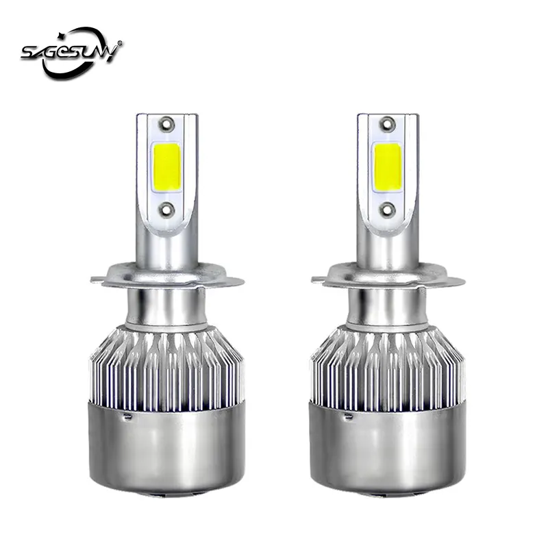 Automotive Accessories Car C6 H3 9012 9005 9006 5202 LED Headlights Bulb For Kia Rio