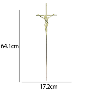 高品質鉄亜鉛金属棺葬儀クロス - Product Image 4