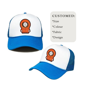 Sombrero de 5 paneles con logotipo de diseñador personalizado de alta calidad, gorras deportivas informales estructuradas lisas para mujer - Product Image 6