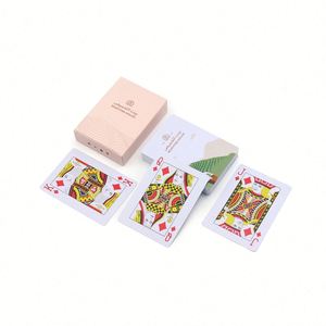 Custom Design Free Sample 32Mm New PVC Baloot Paper Waterproof Manufactory Direct Sale Durable Plastic <b>Playing</b> <b>Cards</b> With Logo - Product Image 4