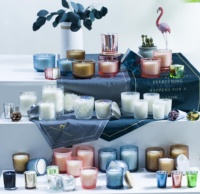 Pot à bougie en verre transparent de 200 ml et 300 ml avec couvercle et boîte, récipient à bougie pour la décoration de la maison