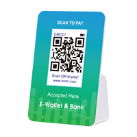 Haut-parleur de paiement électronique de bureau F92 Affichage dynamique du code QR de 3.5 pouces