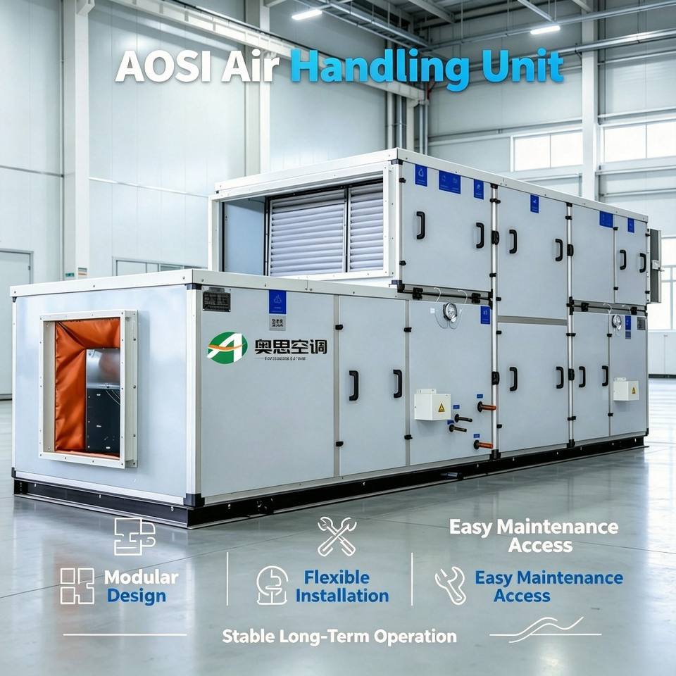 HVAC System Ventilation Equipment AHU Commercial Packaged Air Handling ...
