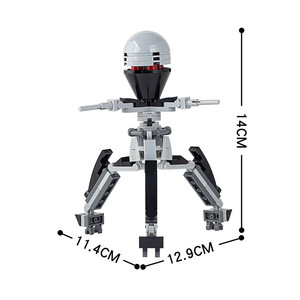 New Star MOC2015 Modelo de <span class=keywords><strong>robot</strong></span> clásico Ocho garras <span class=keywords><strong>Mini</strong></span> bloques de construcción Escala 1:36 Construcción electrónica Figuras de juguete para niños - Product Image 2