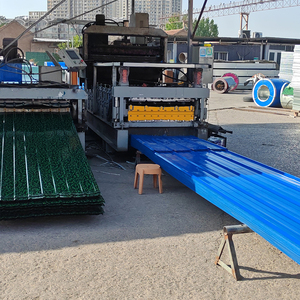 La tôle ondulée à revêtement de couleur d'une épaisseur de 2 mm peut être utilisée pour la construction de toits et de murs. - Product Image 1