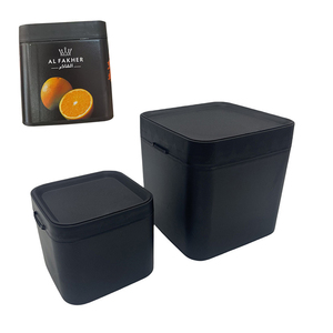 Caja de Plástico Negra de Grado Alimenticio para Helado, Leche en Polvo, Melaza de Shisha <span class=keywords><strong>Al</strong></span> <span class=keywords><strong>FaKHER</strong></span>, Personalizable con Logotipo - Product Image 6