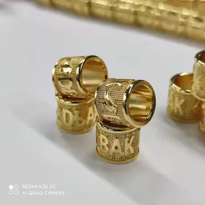 <span class=keywords><strong>Bague</strong></span> de pied de <span class=keywords><strong>pigeon</strong></span> ornementale plaquée or avec design gravé <span class=keywords><strong>Bague</strong></span> d'identification spéciale de <span class=keywords><strong>pigeon</strong></span> d'élevage - Product Image 2