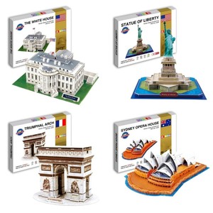 Attractions Célèbres : Jeu de <span class=keywords><strong>Puzzle</strong></span> 3D Éducatif en EVA Fait Main pour Enfants avec Apprentissage Pratique - Product Image 1
