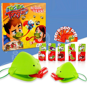 新登場！カエル・ドラゴン・カメレオン型卓上おもちゃ、奇妙なプラスチック製スリングショット（吐き出す舌付き）、パーティーやコンテストに最適 - Product Image 5