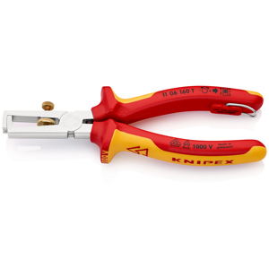 Dénudeur de fils Knipex 11 06 160 T VDE 1000V, poignées isolées, outil d'électricien - Product Image 1