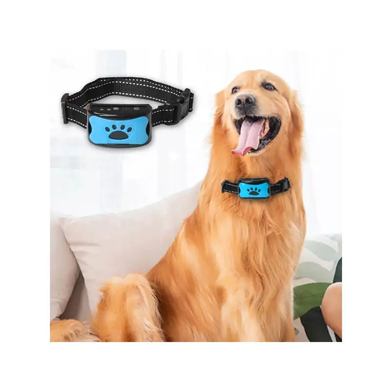 बहु-रंग स्वत: कुत्ते की छाल स्टॉप कॉलर, बीप समायोज्य सुरक्षित पालतू कुत्ता प्रशिक्षण कॉलर