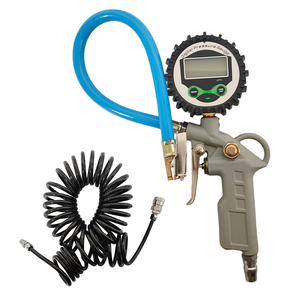 Manomètre numérique pour pneus, testeur de pression des pneus, pistolet de gonflage avec tuyau en caoutchouc robuste - Product Image 4