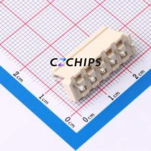 HCZZ0324-6 Wire-to-<b>Board</b> <b>Pin</b> Header Through hole Component (THT),P=3.96mm Connector 1x6P 3.96mm Through Hole VH - Product Image 2