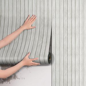 Panneau <span class=keywords><strong>mural</strong></span> 3D en PVC auto-adhésif, amovible, épaissi et résistant, effet bois, pour murs et plafonds de salon - Product Image 2