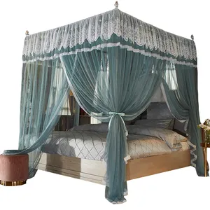 高さ2メートルのキャノピー蚊帳ポリエステルアップグレード素材ベッド用