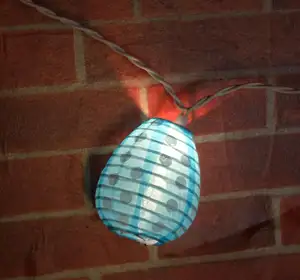 Wholesale10L lanternas românticas luz Easter Eggs Shaped LED String iluminação decorativa