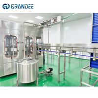 Ligne de production automatique en usine, machine de remplissage rotative pour boissons au café, bouteille de 500 ml pour ligne de bouteilles en plastique