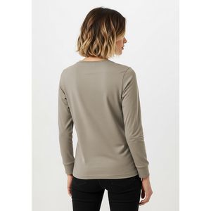 FOXA T-shirt à manches longues en coton pour femme, hauts de sport extensibles, plusieurs couleurs - Product Image 3