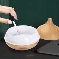 Diffuseur d'huiles essentielles pour chambre à coucher, humidificateur à grain de bois d'oignon, machine de diffusion automatique de parfum, veilleuse LED, équipement d'aromathérapie domestique