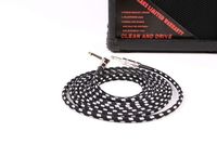 3M 6M 10M kabel gitar elektrik serat kepang (gitar & Bass menggunakan banyak warna)