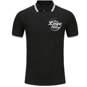 T-shirt à manches courtes respirant et surdimensionné personnalisé pour hommes et femmes, avec col à revers, pour uniforme de groupe, publicité, culture américaine - Product Image 5