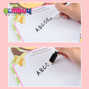Tableros de escritura borrables para niños de dibujos animados educativos con bolígrafo - Product Image 2
