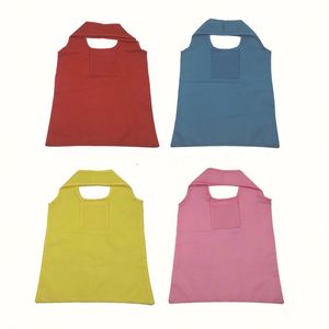 Sac fourre-tout pliable carré à ouverture supérieure, écologique, portable, en tissu Oxford polyester, personnalisable avec logo - Product Image 2