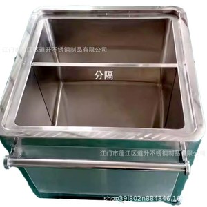 Stainless Steel <b>Flour</b> Cart With Lid And Wheels Large Capacity Kitchen Storage Cart For Home Or Commercial Use - Product Image 3