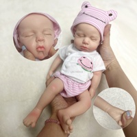 31cm Ganzkörper Silikon Reborn Baby puppen Wasch bar Realistisch Open Mouth Boy Weiches Neugeborenes für Kinder Weihnachts spielzeug