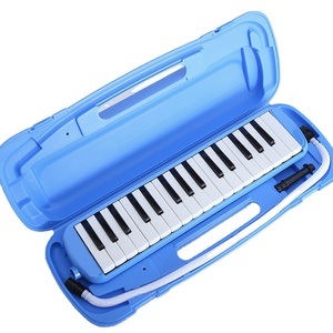 Instrumento Musical educativo, producto en oferta, 32 teclas coloridas, melódica con funda de plástico - Product Image 1