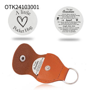 Regalo de Token de Abrazo de Bolsillo para Hombres, Novios, Novias, Regalo Inspirador para Hijo, Hija, Hermano con Llavero - Product Image 2