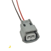 Connecteur femelle 2 broches pour capteur de température d'eau de voiture, conducteur de fil 6189-0772, faisceau de câbles étanche