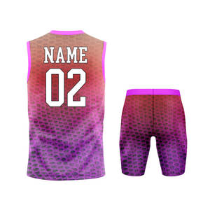 Nom de l'équipe Polyester Spandex Sublimation Football Américain 7v7 Uniformes Top Qualité Compression Porter 7 sur 7 Uniforme Football - Product Image 4
